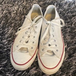 White Converse Low Tops